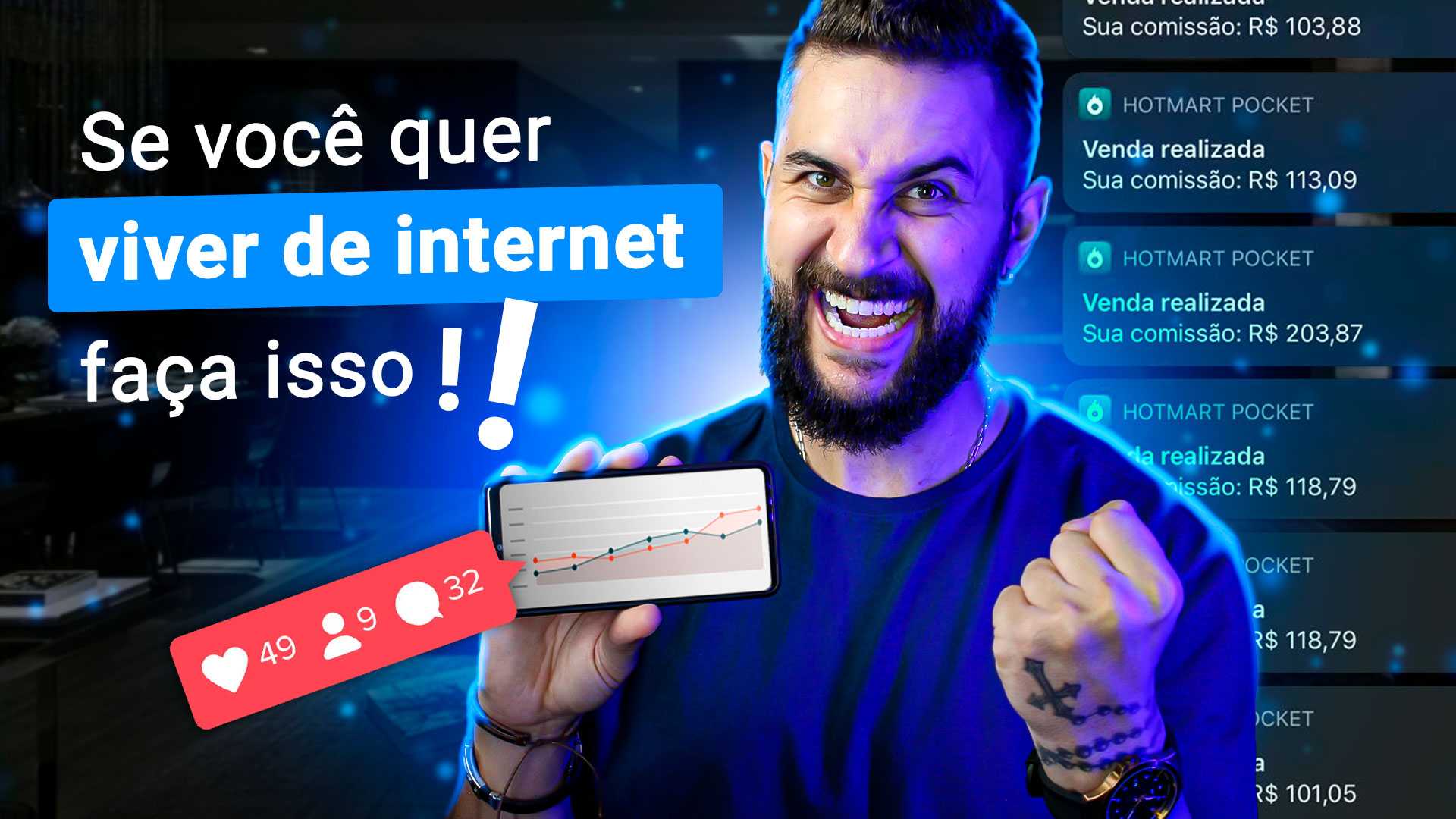 Como viver de internet