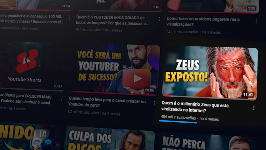 Vídeo no canal do Youtube com mais visualizações