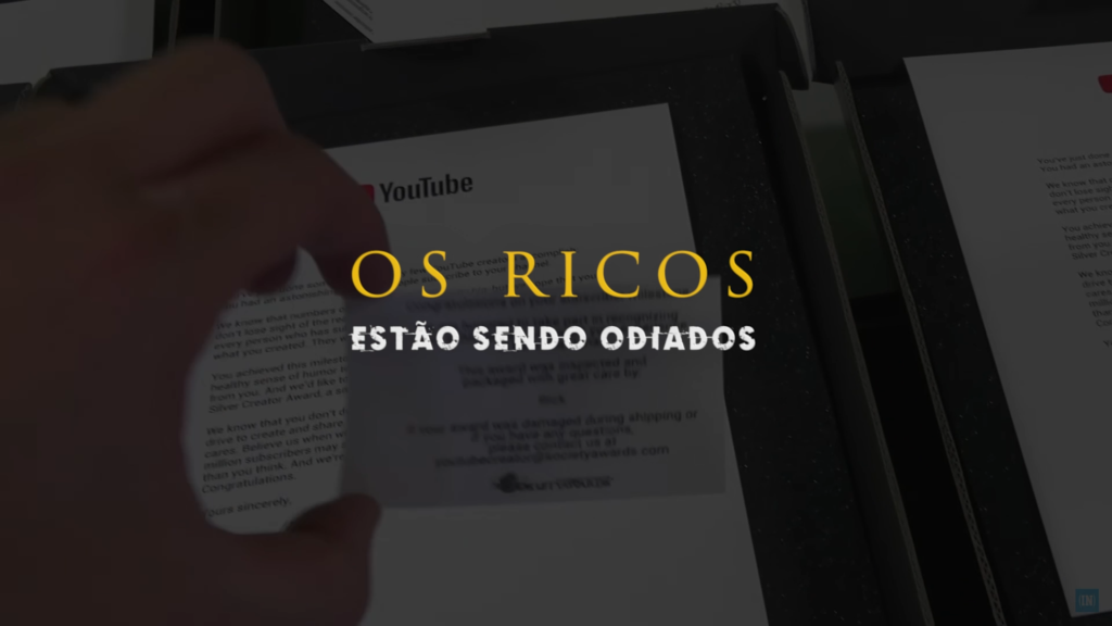 Os ricos estão sendo odiados