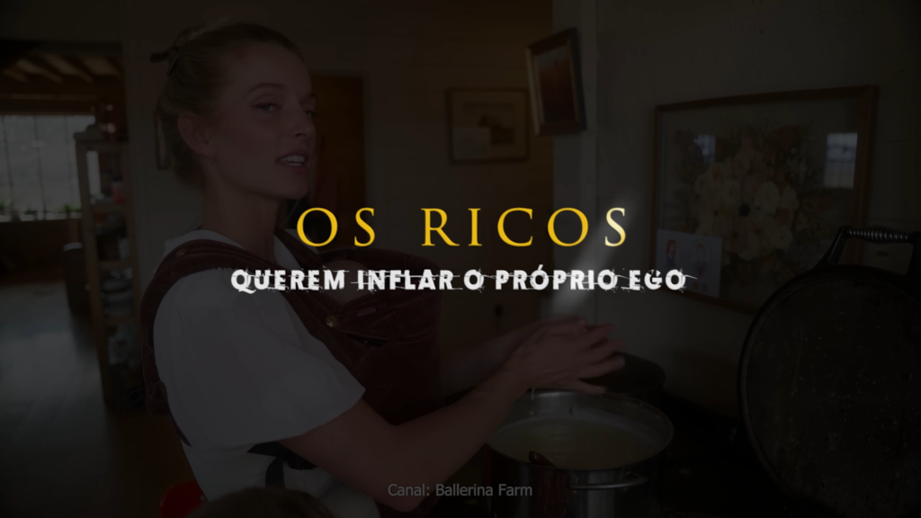Os ricos querem inflar o próprio ego