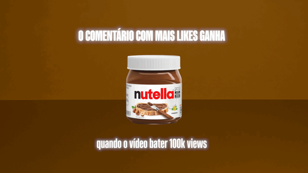 Pote de nutella da Ferrero