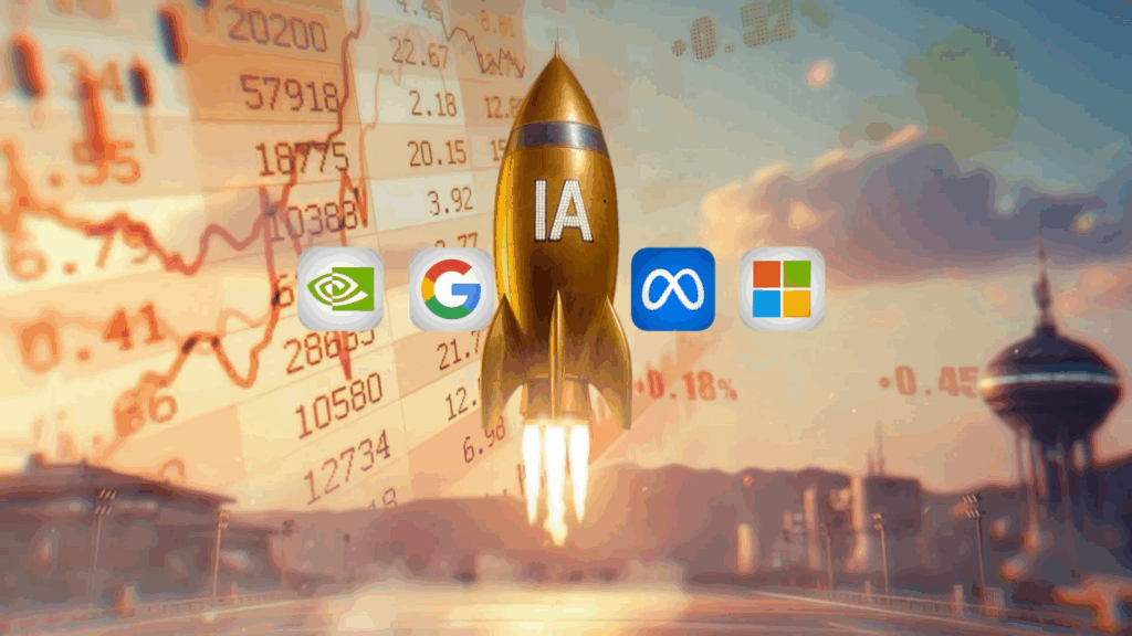 Ações das empresas de inteligência artificial