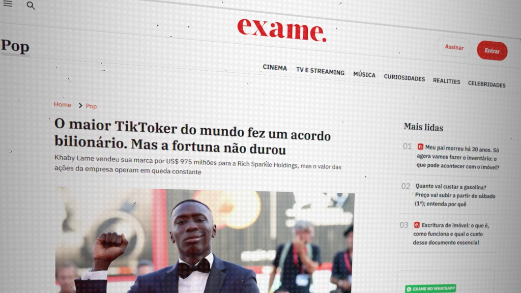 Bilionário Khaby Lame