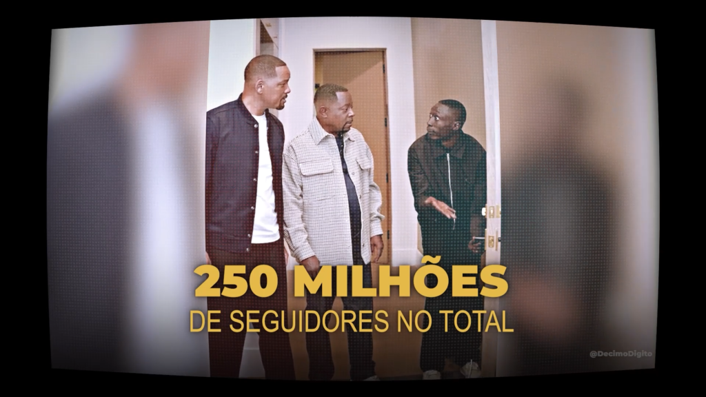Khaby com Will Smith no do filme Bad Boys