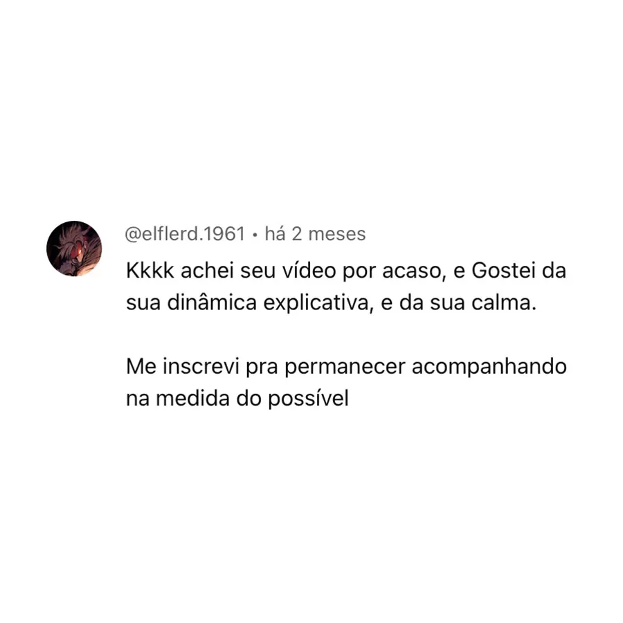 Comentários no canal do Youtube (11)