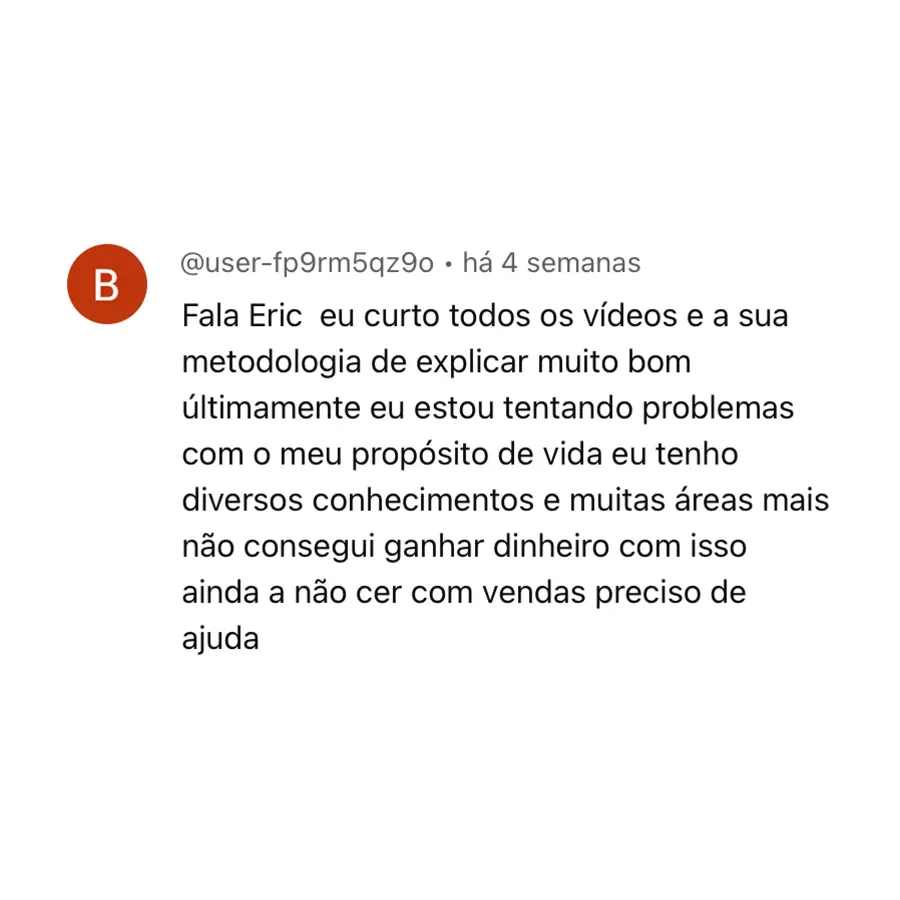 Comentários no canal do Youtube (21)
