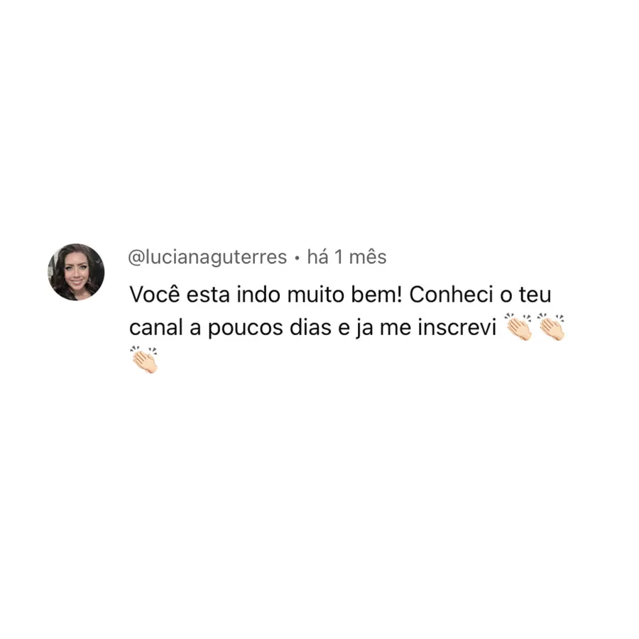 Comentários no canal do Youtube (22)