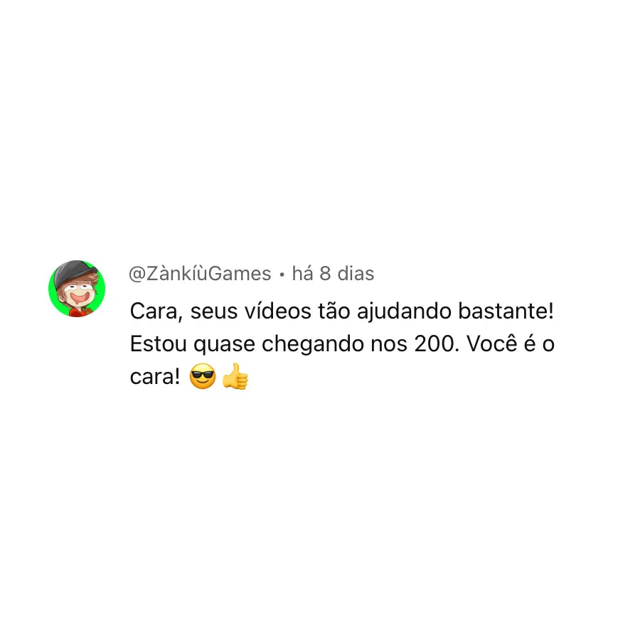 Comentários no canal do Youtube (24)