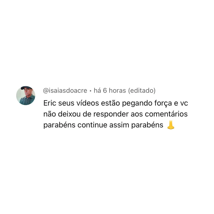 Comentários no canal do Youtube (27)