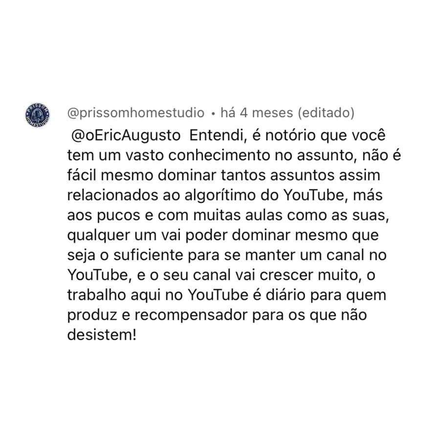 Melhores comentários no canal do Youtube (4)