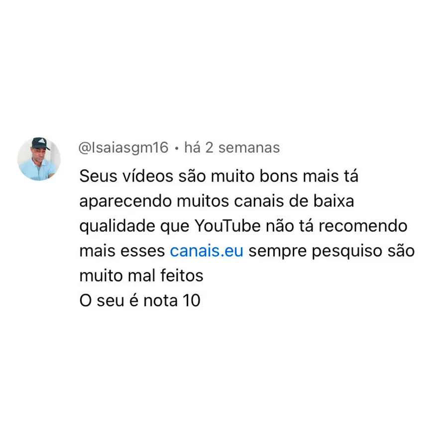 O melhor canal do Youtube