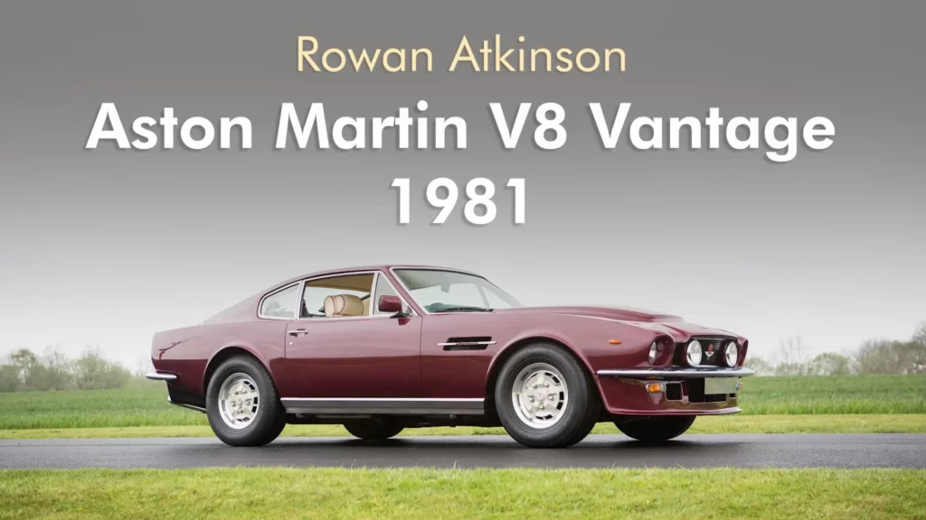 Rowan Atkinson - Carro Aston Martin v8 Vantage 1981