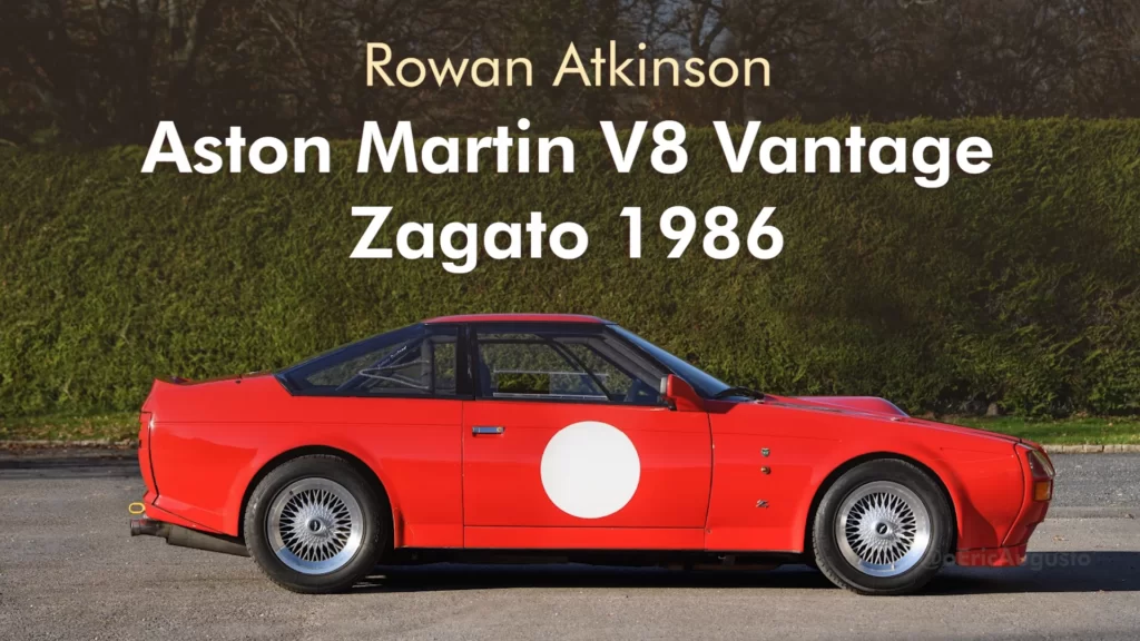 Rowan Atkinson - Carro Aston Martin v8 Vantage Zagato 1986