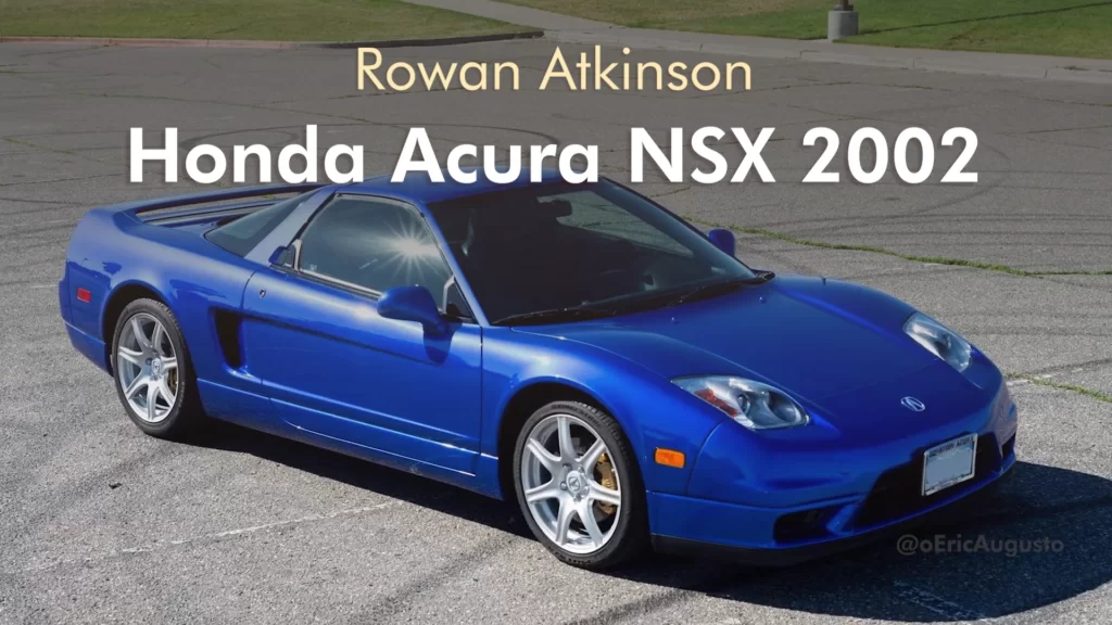 Rowan Atkinson - Carro Honda Acura NSX 2002