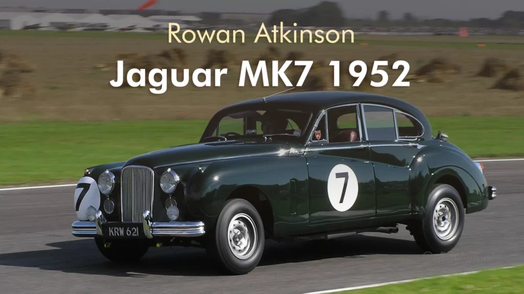 Rowan Atkinson - Carro Jaguar MK7 1952