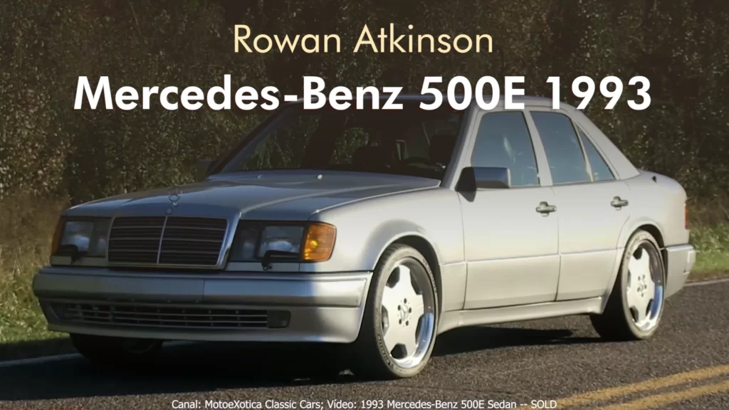 Rowan Atkinson - Carro Mercedes-Benz 500E 1993