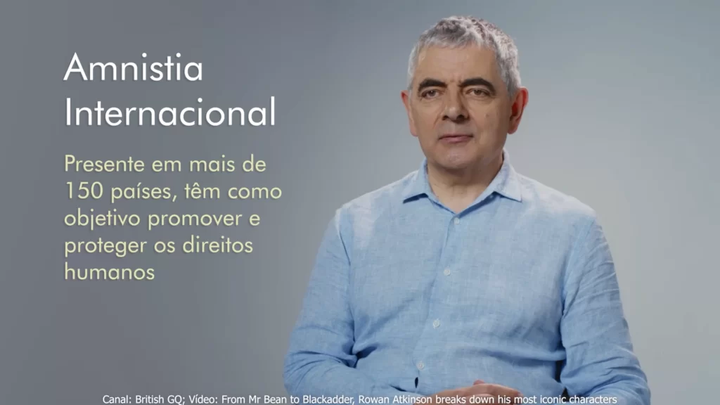 Rowan Atkinson - direitos humanos