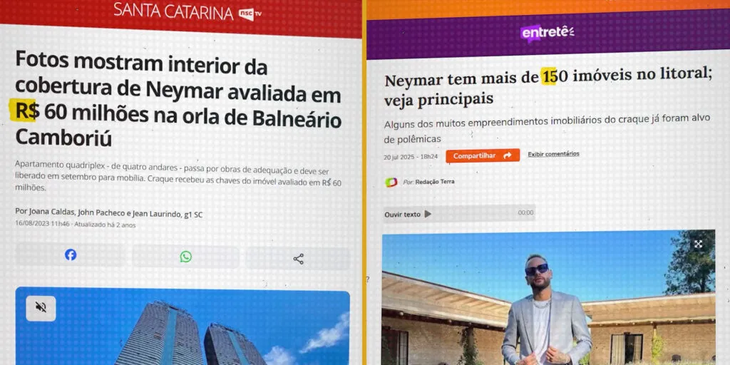 Imóveis de Neymar - Apartamento Neyplex